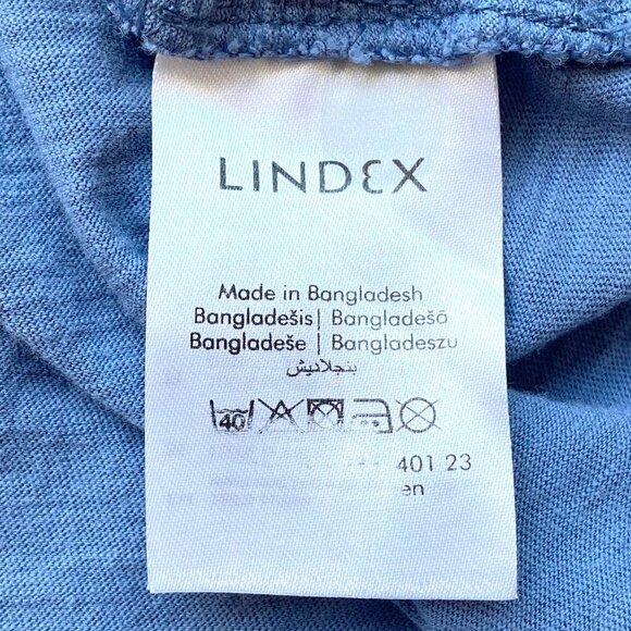 Lindex Girls Unicorn Tee Size 12-14 Blue "This Is My Universe" - Picture 5 of 11